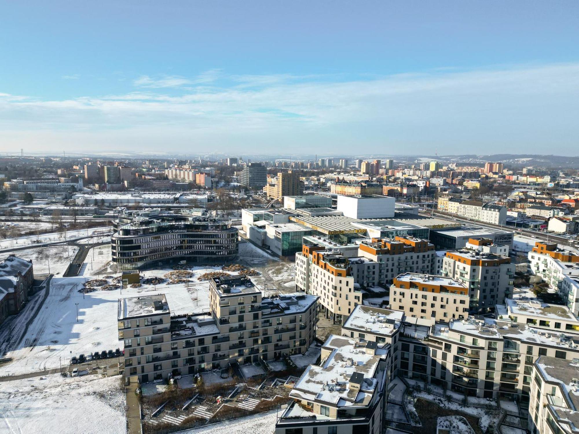 Bnb New Beautiful Apartment In The Center Of Ostrava With Option Garage Parking Εξωτερικό φωτογραφία