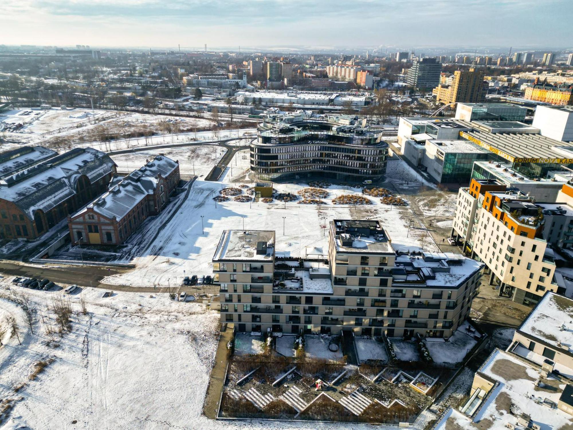 Bnb New Beautiful Apartment In The Center Of Ostrava With Option Garage Parking Εξωτερικό φωτογραφία