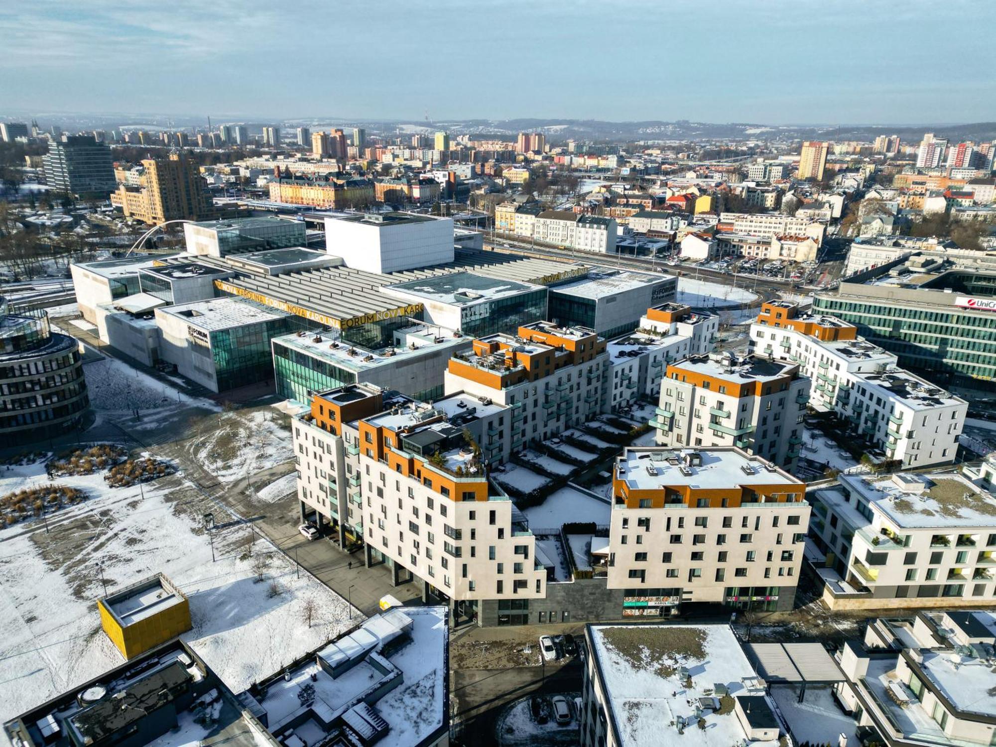 Bnb New Beautiful Apartment In The Center Of Ostrava With Option Garage Parking Εξωτερικό φωτογραφία
